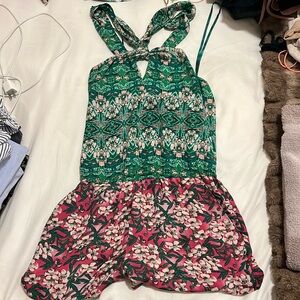 BCBG floral romper